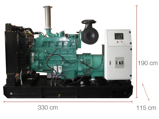 PLANTA EL�CTRICA 350 KW ABIERTAS