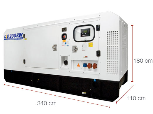 PLANTA EL�CTRICA 200 KW AC�STICA