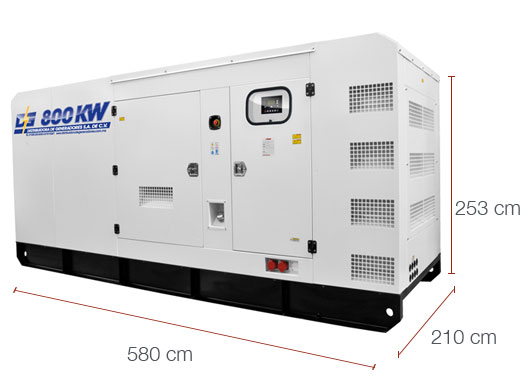 PLANTA EL�CTRICA 800 KW AC�STICA