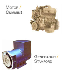 Motor cummins, tablero de control y trasferencia