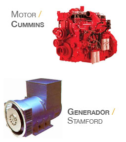 Motor cummins, tablero de control y trasferencia